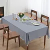 Image de Nappe Rectangulaire Nappe de Table Toile Cirée Lavable Anti Tache Impermeable Nappe rectangulaire Plastique 200 x 140 cm