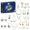 Image de Calendrier de lAvent de Noël pour Fille et Femme BraceletCollier Boucles dOreillesCompte à Rebours de 24 Jours Cadeaux Noel