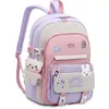 Image de Cartable Fille Primaire Sac a Dos Fille Sacs Scolaires Lger Impermable en Nylon avec Pendentif pour Enfants couleurs multi CARTABLE