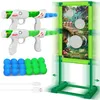 Image de Cible de Tir Mobile DX DA XIN avec 2 Pistolets et 18 Balles en Mousse - Jouet dExtérieur
