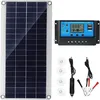 Image de Kit De Panneau Solaire Souple Monocristallin De 100W 12V Panneau Solaire Flexible Module Monocristallin Pour Charger La Batte[H399]