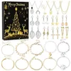 Image de Calendrier de lAvent Bijoux 24pcs Calendrier de lAvent Collier Boucles doreilles Bracelet Anneaux Calendrier l Avent Calendrier