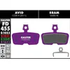 Image de Plaquettes de frein vélo - GALFER - Avid 2011 - Violet - 407 mm - 296 mm - 4 mm - Sans bruit - Réponse améliorée