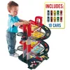 Image de Garage à jouets 5 étages - 10 voitures incluses - Pour enfants de 3 ans et plus