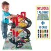 Image de MOLTO garage à jouets 5 étages + 10 voitures + Tapis de Jeu