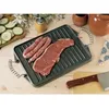 Image de Plancha fonte de fer rectangulaire - - 47 x 27 cm - pour feux gaz ou braise barbecue