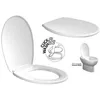 Image de Abattant WC - TATAY - 44005.01 - Déclipsable - Blanc - Fixation universelle