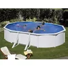 Image de Piscine acier blanc Fidji ovale 527 x 327 x 122 m - Gré - Hors-sol - Filtre à sable