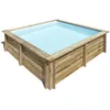Image de SUNBAY Piscine bois carrée City - 225 x 225 x H 068 m