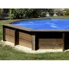 Image de Bâche à bulles pour piscine bois ronde Vanille 2 Ø 400 m - Gré