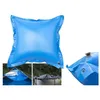 Image de Coussin gonflable - GRE - Bâche hiver - PVC - 116x112 cm dégonflé - Protège piscine contre gel