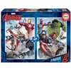 Image de Puzzle - EDUCA - 2X500 MARVEL MANIA - Avengers - Adulte - Dessins animés et BD