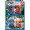 Image de Puzzle - EDUCA - Monstres Mignons - 2 x 100 pièces - Pour enfants dès 8 ans - Thème dessins animés