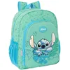 Image de Sac à dos - Safta - Disney Stitch Aloha - Vert - 32x12x38cm - Adaptable trolley