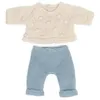 Image de Vêtement - Miniland - 31686 - Ensemble tricot - Pull et pantalon - 21 cm