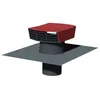 Image de Chapeau de toiture rectangle tuile D 125mm plastique - UNELVENT - 870073