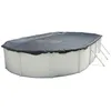 Image de Bâche dhiver TOI pour piscine hors sol ovale 915x457 cm - Noire