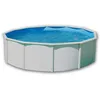 Image de CANARIAS Piscine hors sol en acier circulaire / ronde 460 x 120 (Kit complet piscine Filtre Skimmer et échelle)