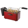 Image de Friteuse électrique - Suinga - Rouge - 2000W - 35L - Fenêtre de visualisation