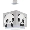 Image de Lampe à suspension enfant - Dalber - Panda - Bleu - L 24 cm - H 215 cm - LED