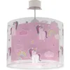 Image de Suspension pour enfants - DALBER - Licornes - Rose - PVC - LED - 1 ampoule(s)