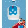 Image de Dalber Suspension Plafonnier Enfant Blue Hero   Super-héros Bleu Brille dans le noir