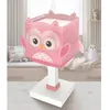 Image de Dalber Lampe de chevet enfant Little Pink Owl   Petite chouette rose brille dans le noir