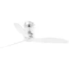 Image de Ventilateur de plafond - FARO - Mini Tube - 128 cm - Chromé - Transparent - 6 vitesses
