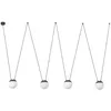 Image de Suspension - FARO - Mine - 4 ampoules E27 - Métal - Gris - 20W