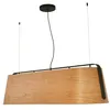 Image de Suspension - FARO - Stood - Bois noir - 5 ampoules E27 - Métal - Design contemporain