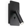 Image de Applique liseuse LED - FARO - Suau - Métal Noir - H17cm - 3W 3000K