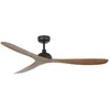 Image de Gotland de Faro un ventilateur de plafond DC moderne avec pales Abs marron Marron