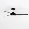Image de Faro BARTH Ventilateur de plafond noir à 3 pales avec lumière LED