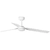 Image de Faro PUNT Ventilateur de plafond blanc à 3 pales avec moteur à courant continu