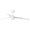 Image de Faro PUNT Ventilateur de plafond LED blanc à 3 pales avec moteur à courant continu