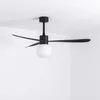 Image de Ventilateur de plafond avec lumière noire Ø 132 cm AMELIA BALL LED 33761-26