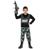 Image de Déguisement Policier SWAT - ATOSA - Disfraz de Policía SWAT - Multicolor - Noir - À partir de 3 ans