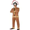 Image de Déguisement - ATOSA - Déguisement Indien Arikara - Marron - Adulte - Tissu synthétique