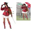 Image de ATOSA Déguisement Mousquetaire - Femme - Rouge