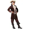Image de Déguisement - ATOSA - Capitaine Pirate Elégant - Veste en velours - Pantalon en tissu - Chapeau Tricorne