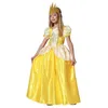 Image de Déguisement Fille - ATOSA - Princesse Jaune - Tissu satiné - Licence Disney - 3 à 8 ans