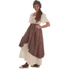 Image de Costume - LLOPIS - Disfraz de Artesana Medieval - Marron - Tissu synthétique - Femme