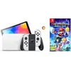 Image de SWITCH OLED BLANCHE + MARIO ET THE LAPINS CRETINS SPARKS OF HOPE