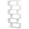 Image de CALICOSY - Bibliothèque avec 6 niveaux H192 cm - Athena - Blanc