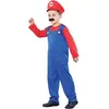 Image de Déguisement Enfant Mario - Costume Rouge et Bleu - Taille 4/6 ans 7/9 ans ou 10/12 ans