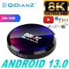 Image de Boîte multimédia Android TV H96 MAX RK3528 - DQIDIANZ - Wifi BT 2Go 16Go 8K Netflix Google Store