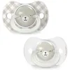 Image de Lot de 2 sucettes symétriques - SUAVINEX - Night&Day Wild&Free - SX Pro - 6 à 18 mois - Gris