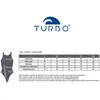 Image de Maillot de bain de natation Turbo Rise and Swim bleu rose femme