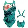 Image de Maillot de bain de natation Turbo Surfer Hawaii vert femme