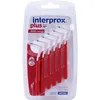 Image de Brossettes Interdentaires - INTERPROX Plus - Mini Conical - Rouge - 6 unités - 2-4mm